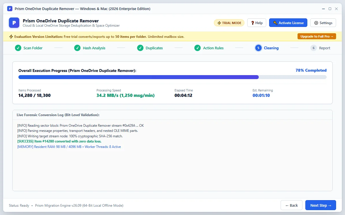 Step 05: Apply Smart Auto-Selection — OneDrive Duplicate Remover Interface Walkthrough
